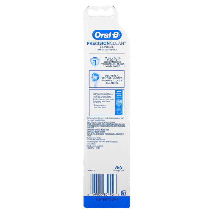 (Nhập Mỹ) Bàn chải đánh răng dùng pin Oral-B PRECISION CLEAN Clinical