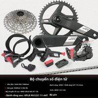 SRAM | Bộ Đổi Hộp Số Sau Không Dây 12 Tốc Độ