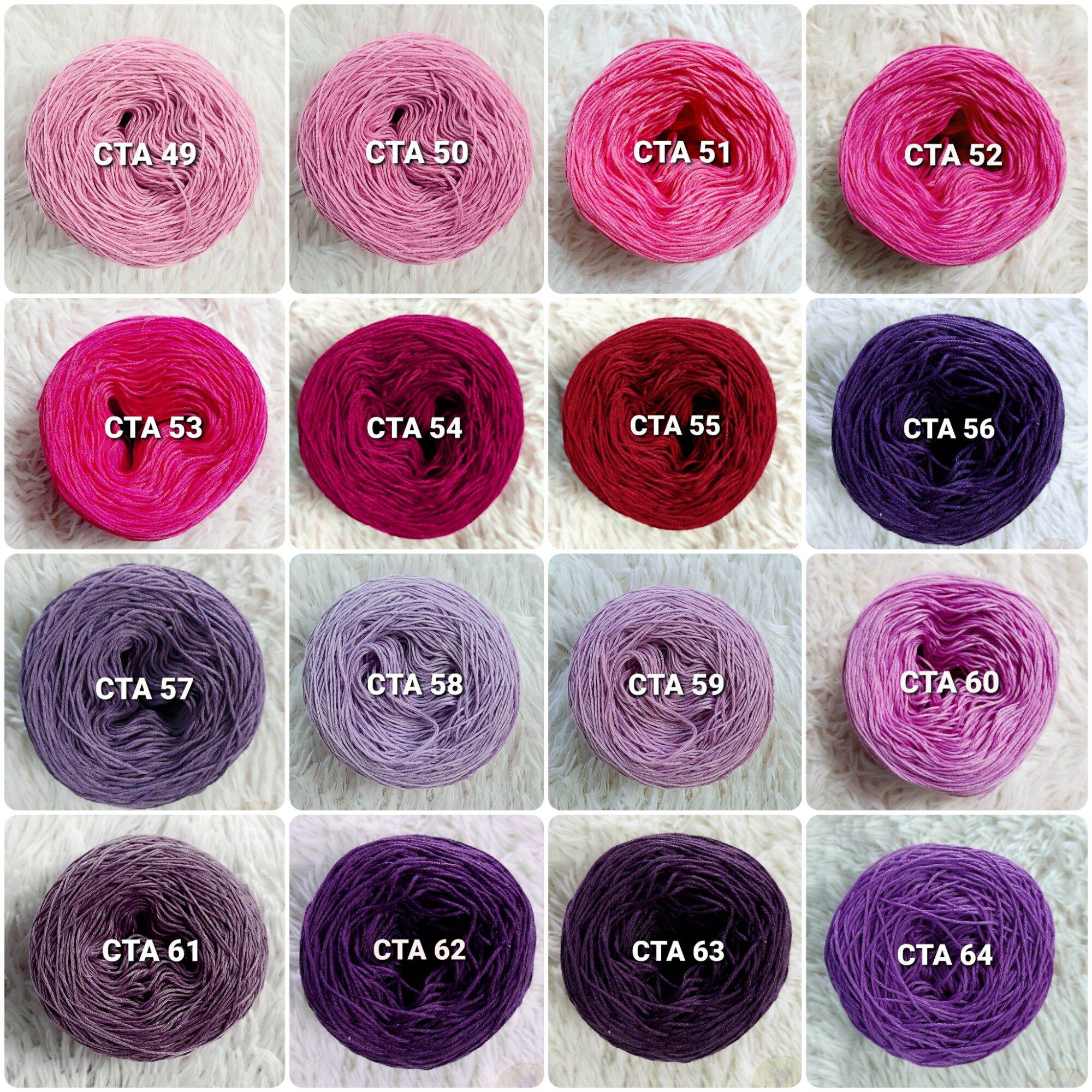 [01-32] Sợi cotton Shine se 1 sợi dùng đan móc handmade