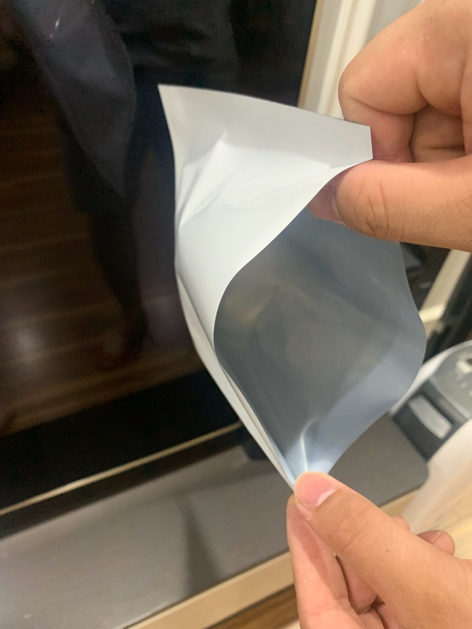 [1kg] túi bạc 3 biên 2 mặt trắng sữa