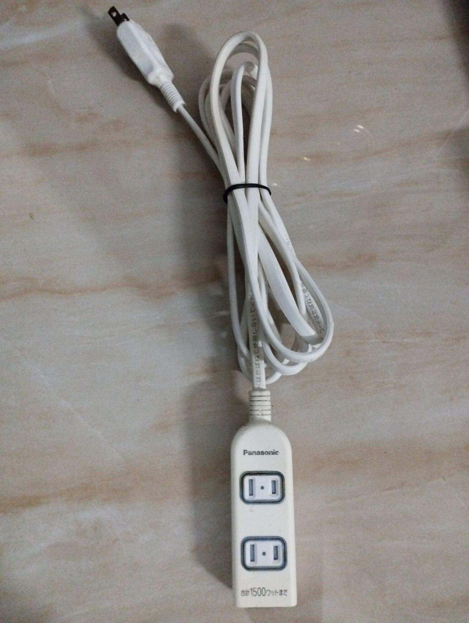 Dây điện nối dài liền chui ghim và ổ cấm Panasonic, hàng si Nhật đã qua sử dụng