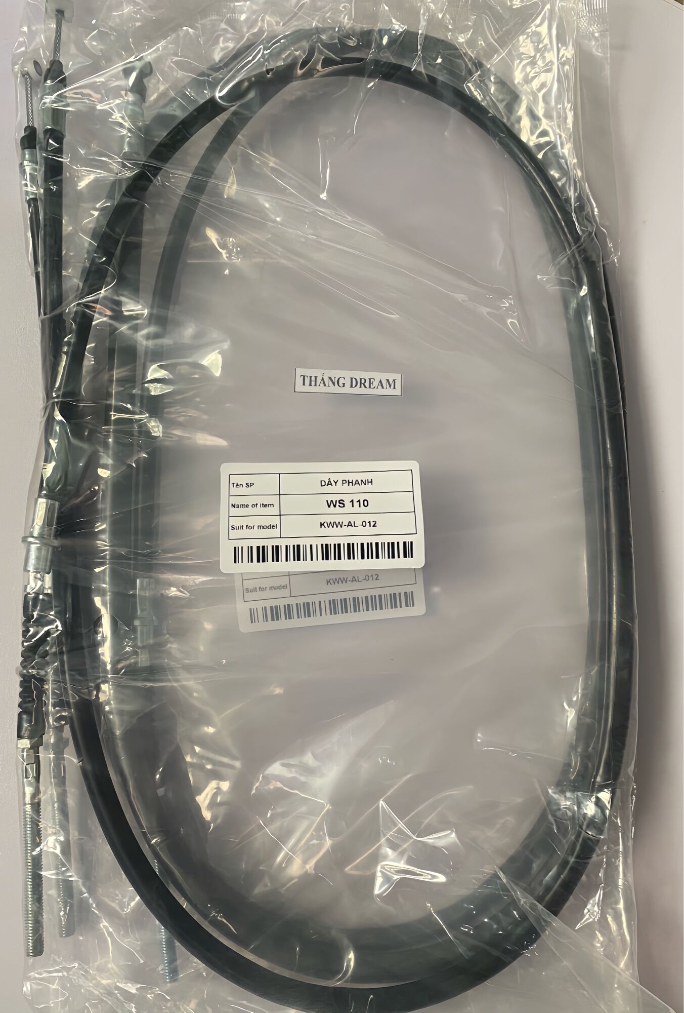 Dây phanh xe dream, wave,ws110, rs hàng tiêu chuẩn