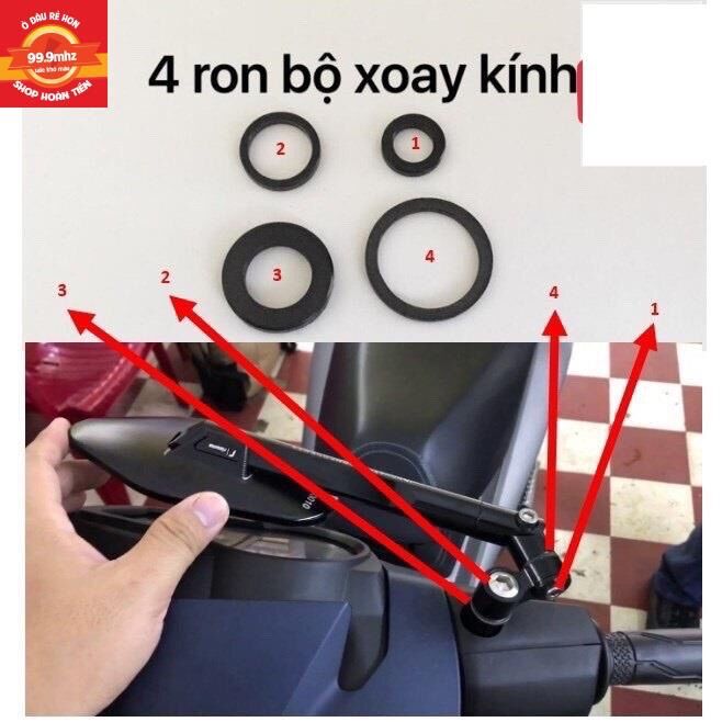 Bộ Ron Xoay Chân Kính 360 độ bền