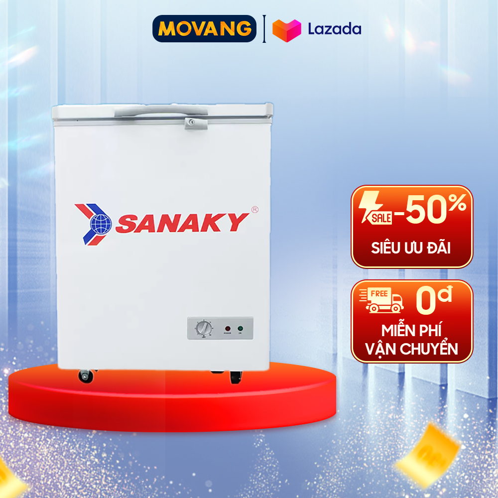 - vh 150hy2 | tủ đông sanaky vh-150hy2 - dung tích 100 lít - 1 ngăn 1 cánh