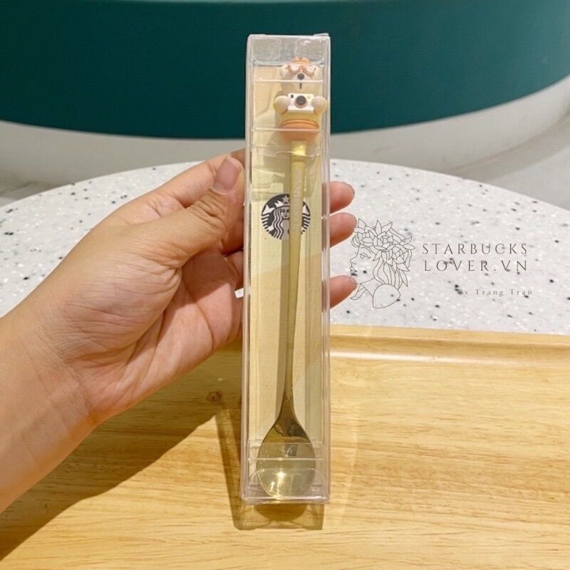 MUỖNG STARBUCKS GẤU MINI