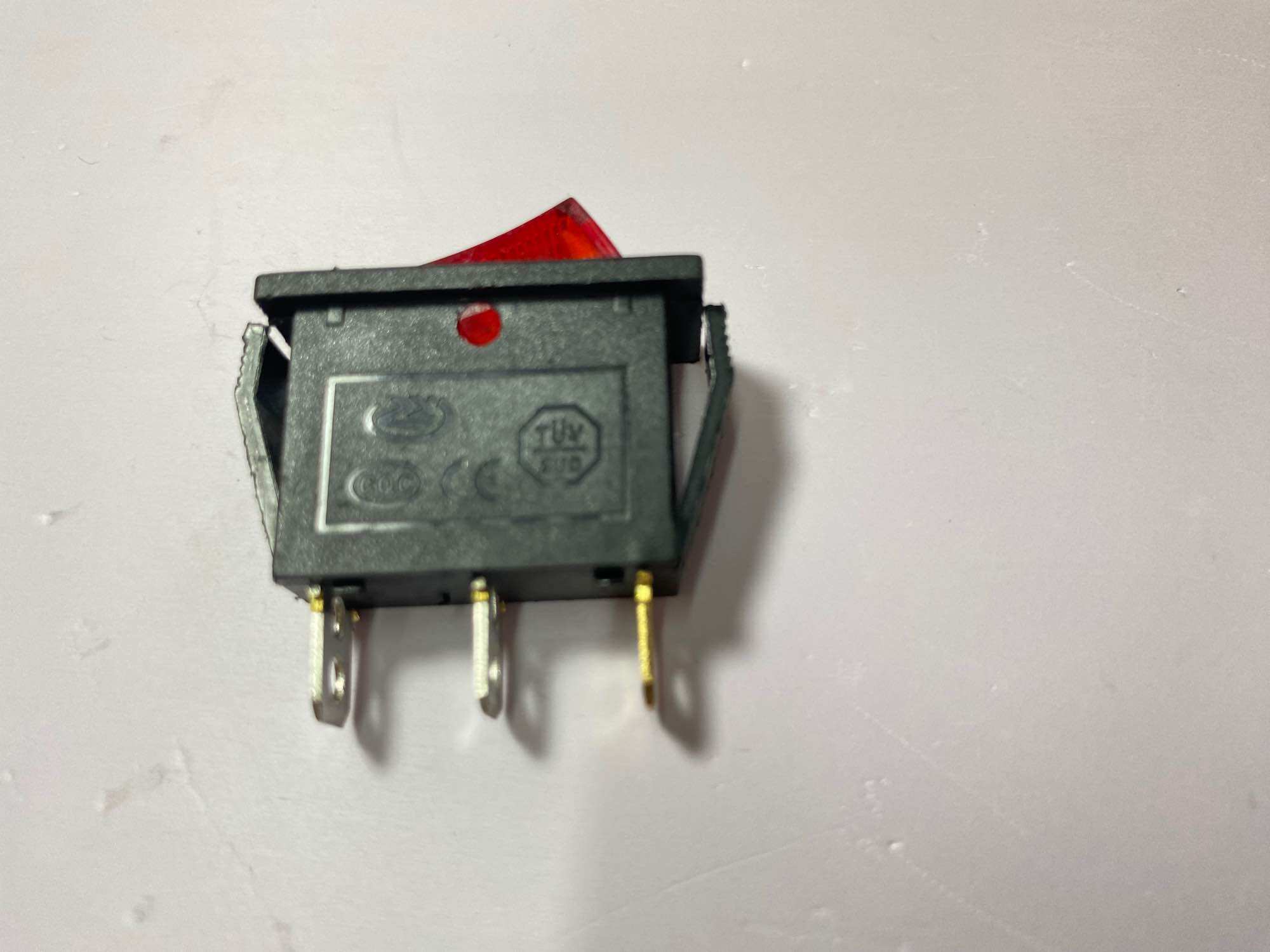 Combo 3 công tắc 3 chân có đèn (30x14mm)