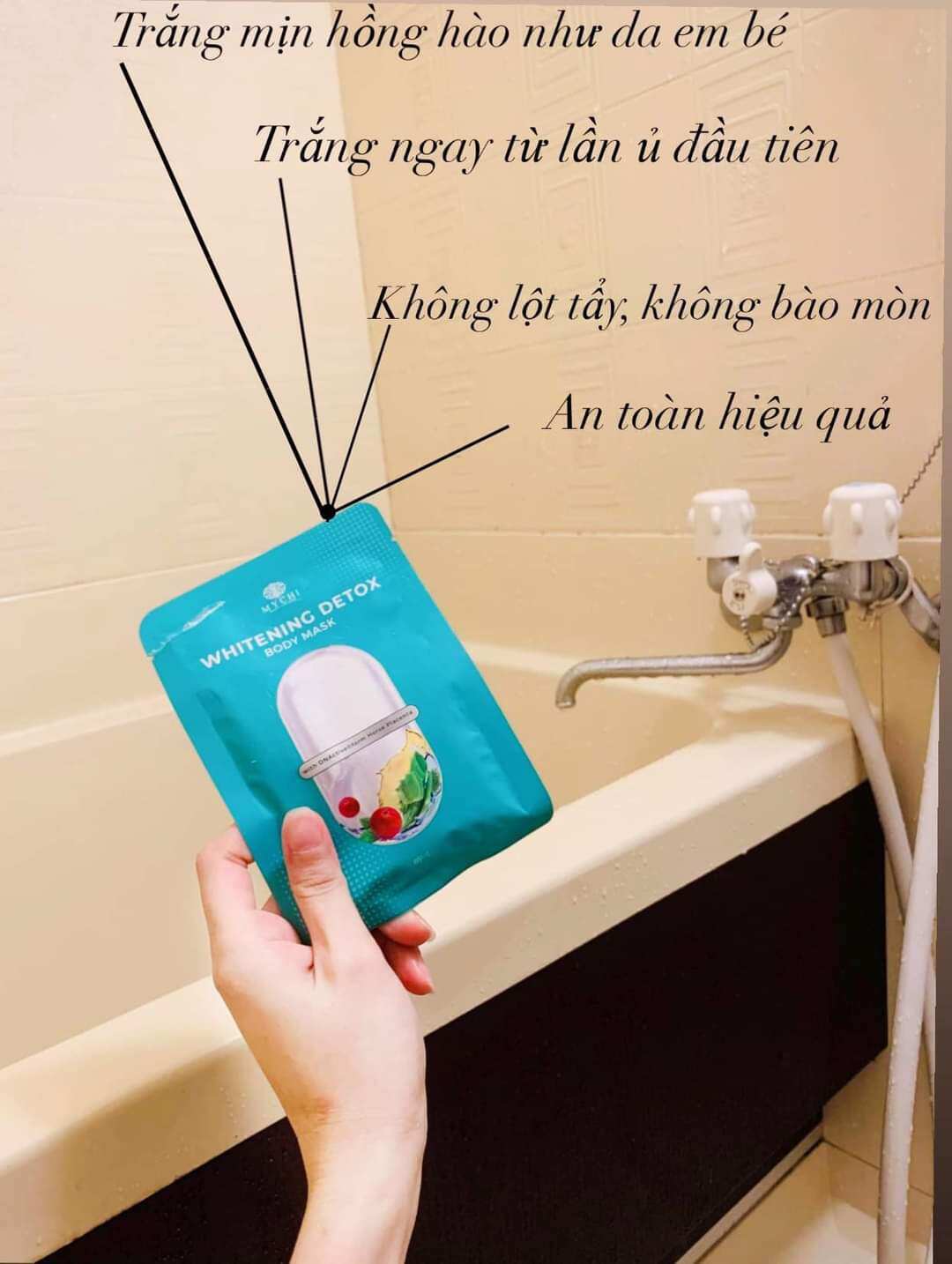 TẮM TRẮNG VÀ KEM BODY DƯỠNG TRẮNG.