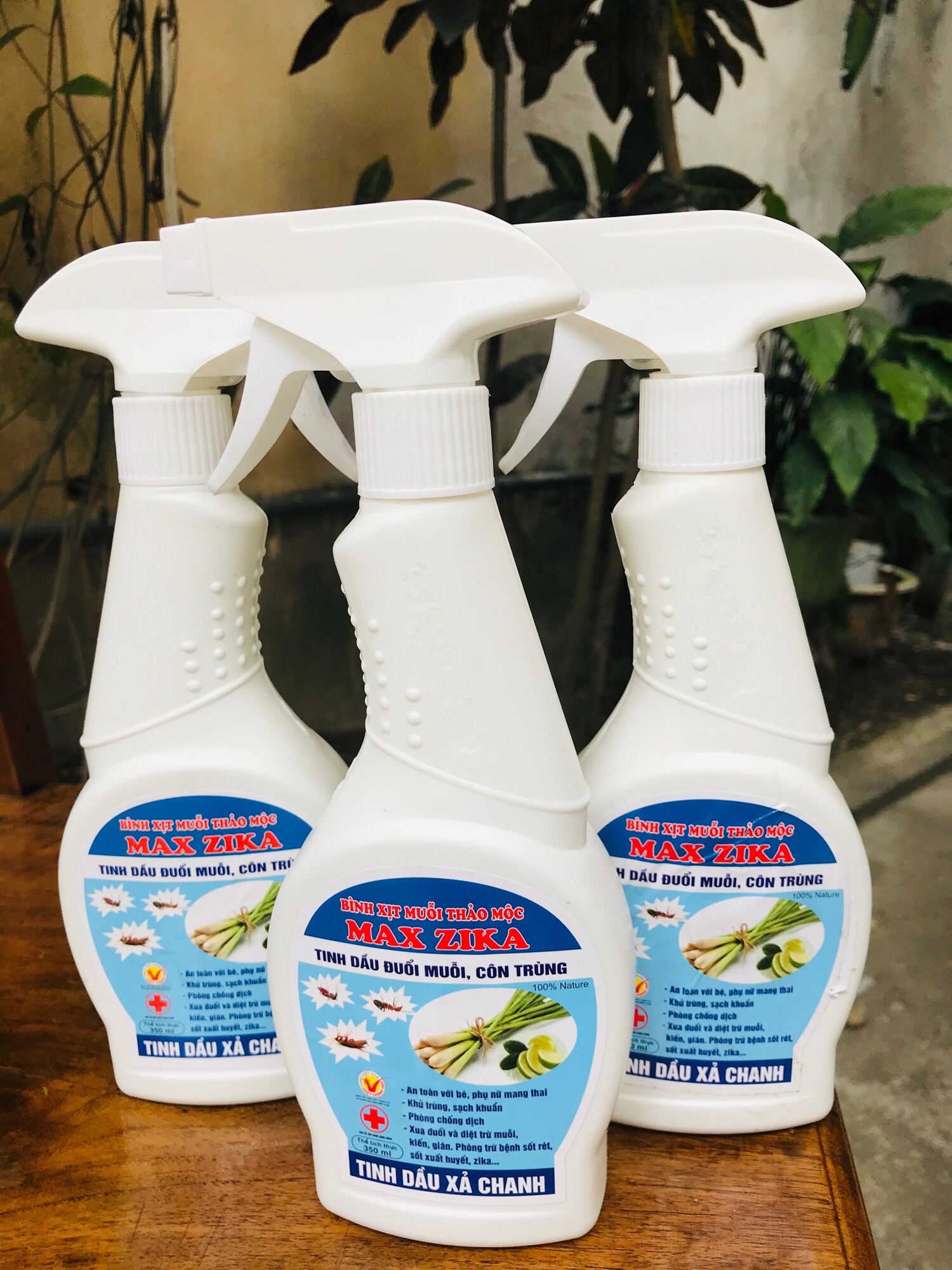 Bình xịt muỗi thảo mộc Max Zika diệt muỗi kiến gián hiệu quả an toàn
