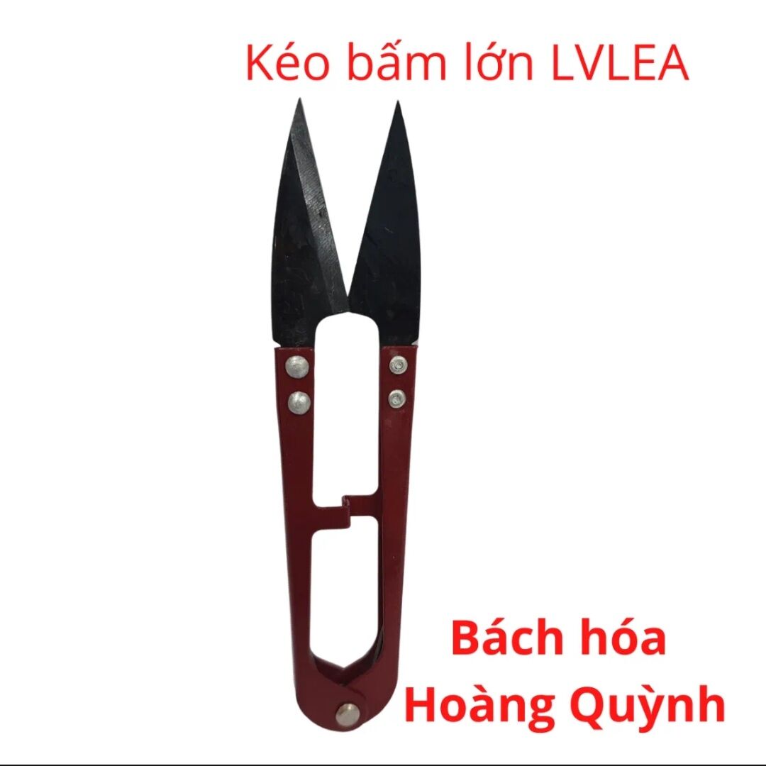 Kéo bấm cắt chỉ loại LỚN lưỡi thép