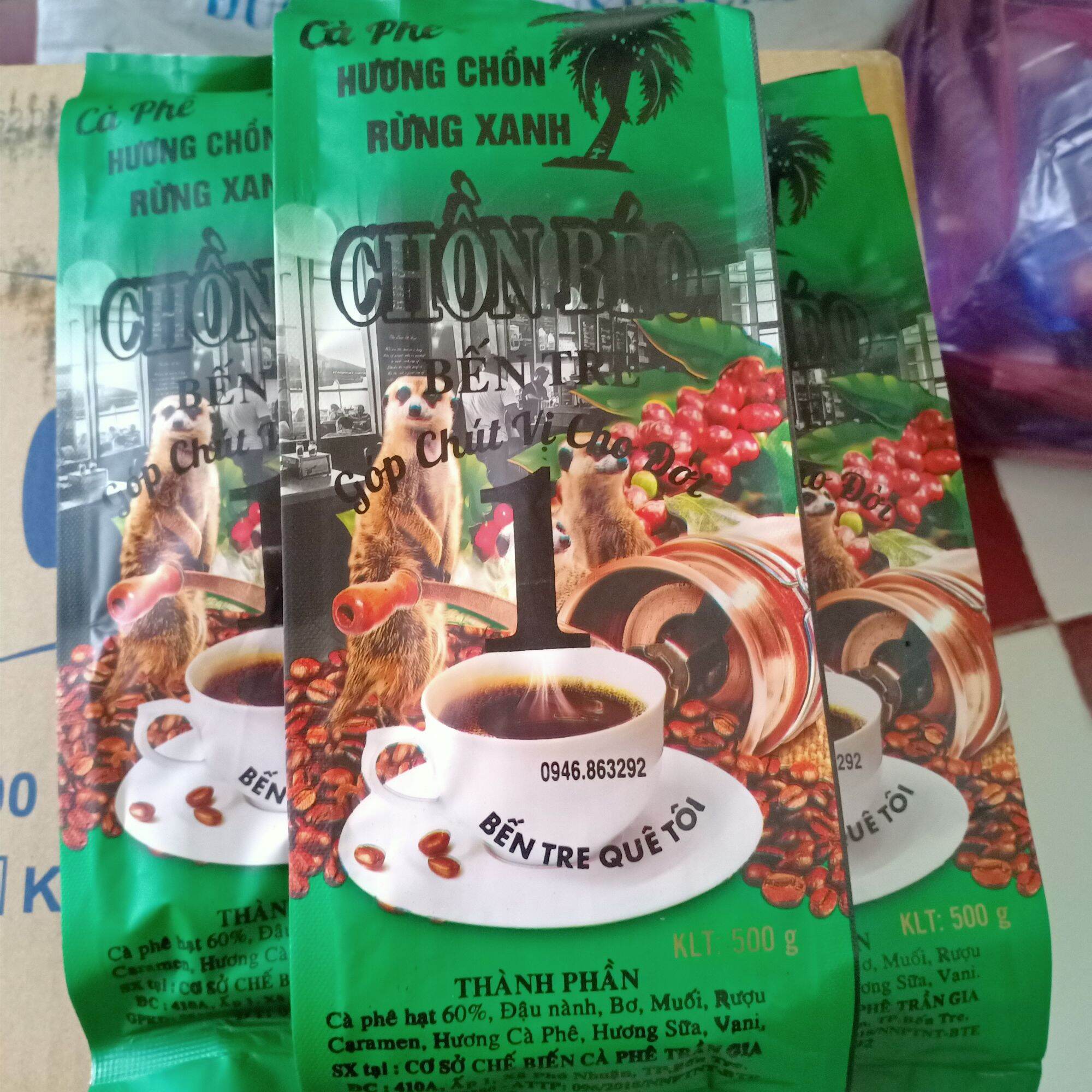 Cà phê chồn béo 1 gói 500g