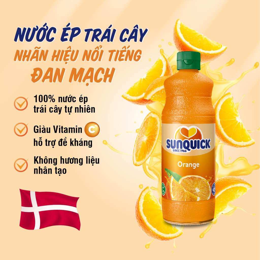 Nước Ép Sunquick Vị Cam 800ml - 1 chai
