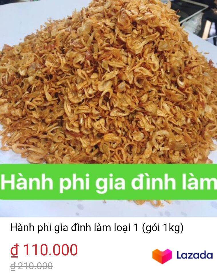 1kg Hành Phi Khô loại 1 thơm ngon