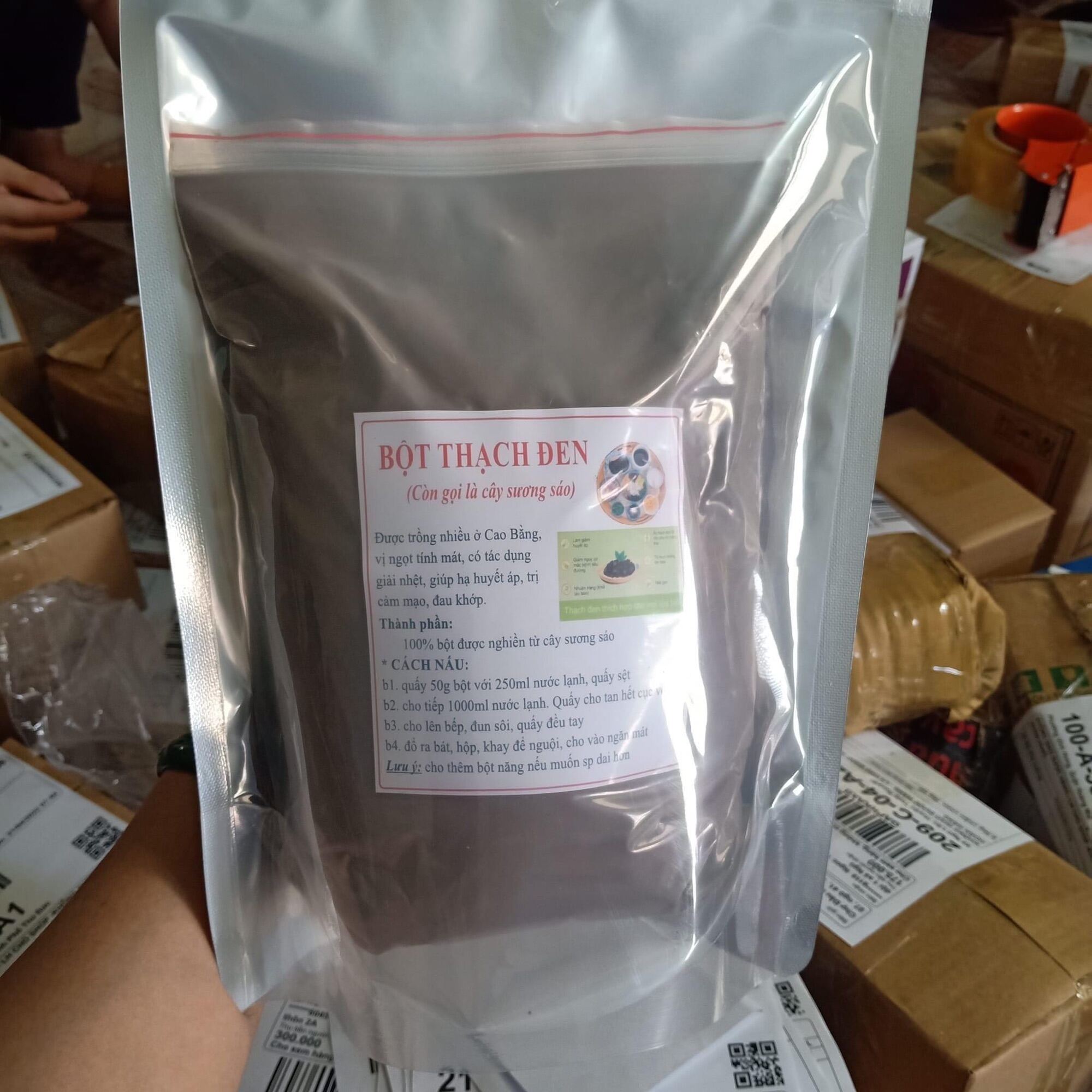 500g Tinh bột thạch đen sương sáo cao bằng nguyên chất