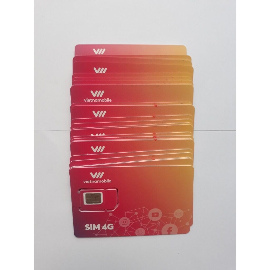 Combo 10 sim Vietnamobile hạn 1 tháng