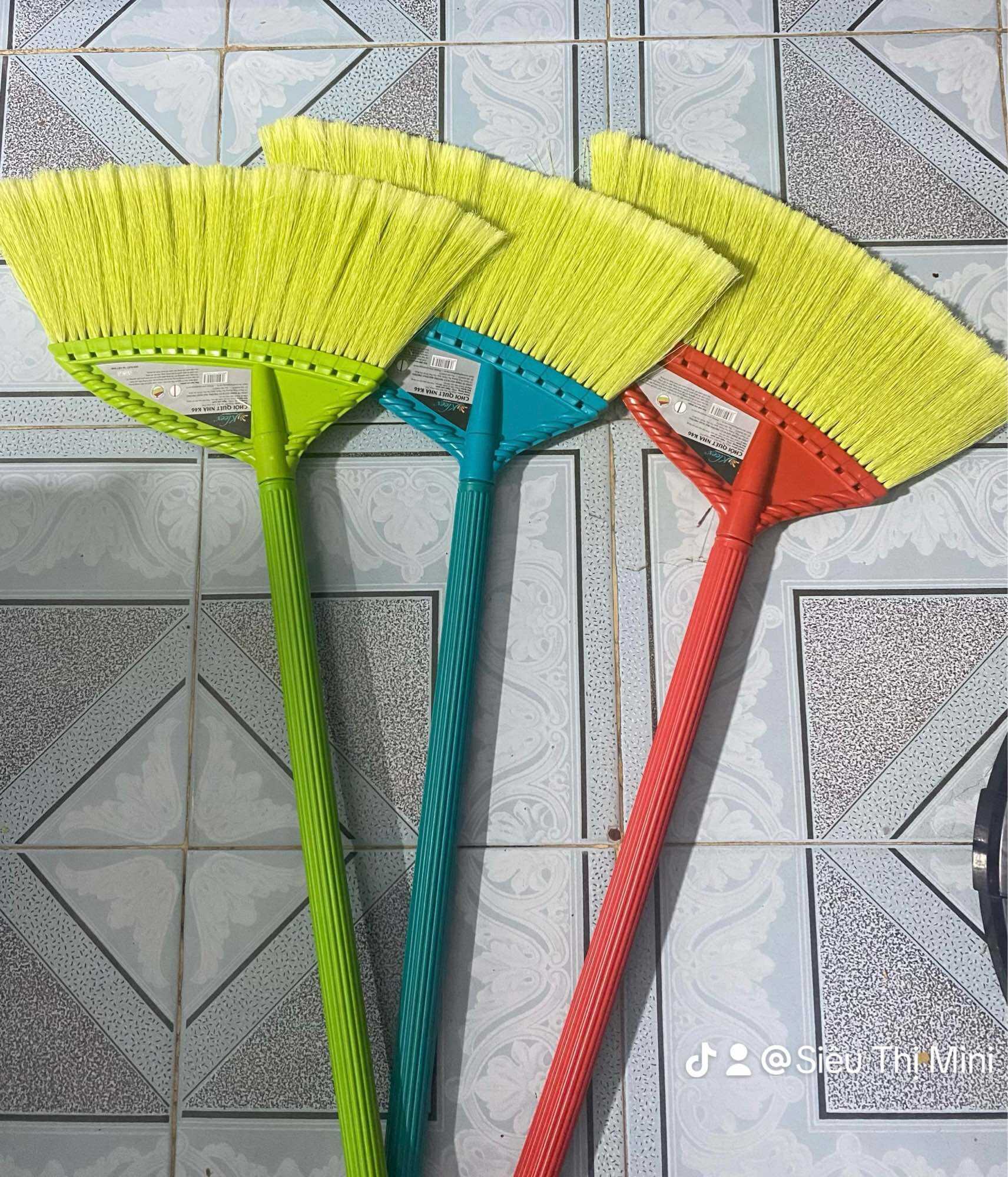 Chổi nhựa quét nhà kleex cao cấp 90cm - hàng xuất khẩu