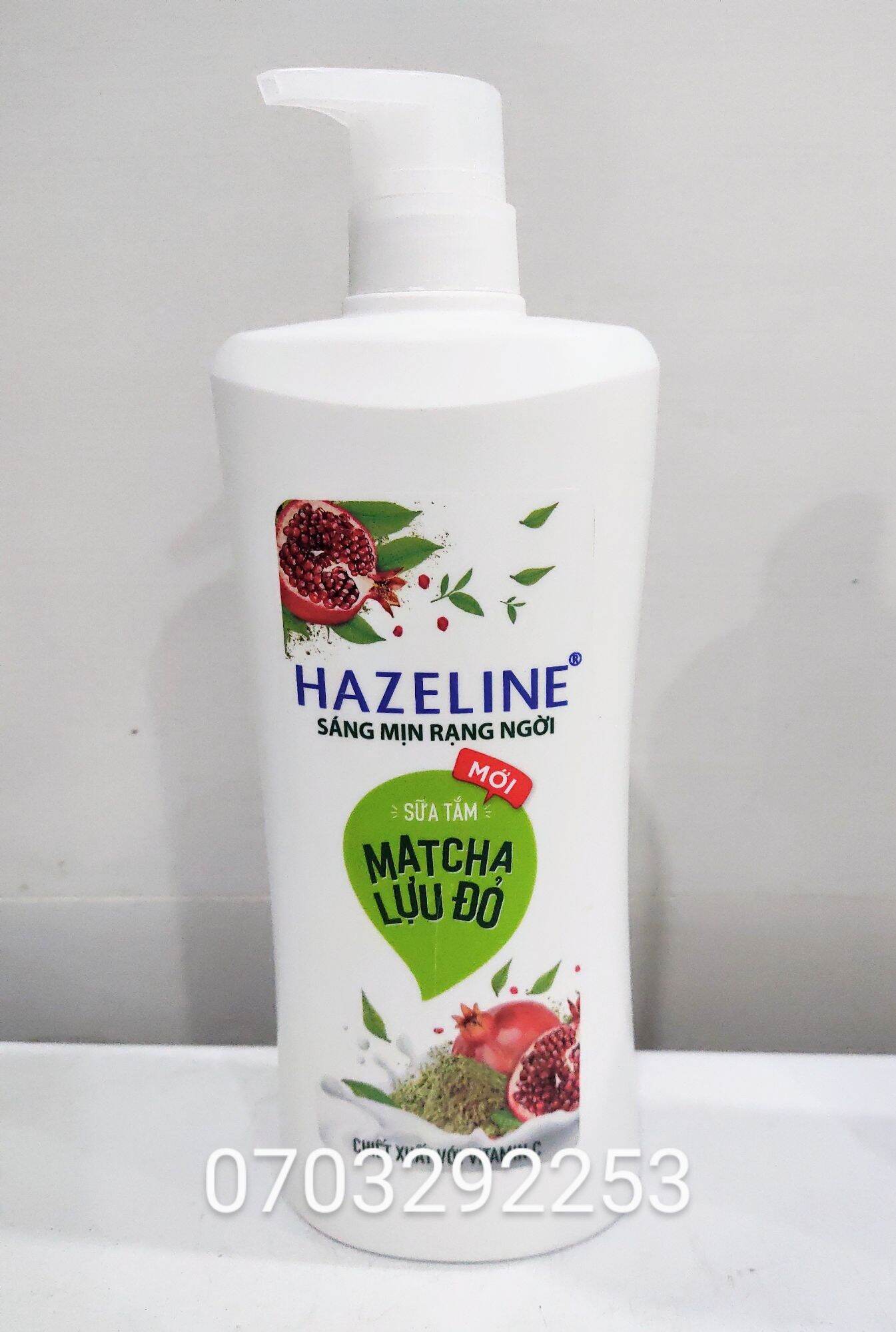 (HCM) Sữa tắm hazeline matcha lựu đỏ chai 1Kg