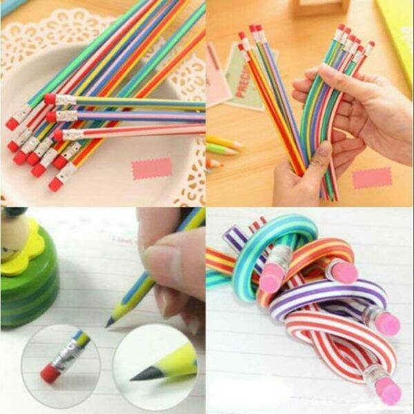 2 cây bút chì dẻo có thể uốn cong loại dài nhất 30cm