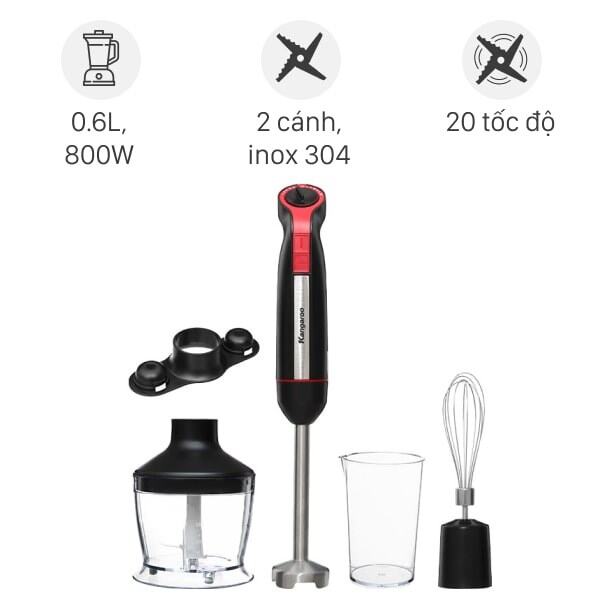 Máy xay sinh tố cầm tay Kangaroo KGHB800X New Hàng chính hãng