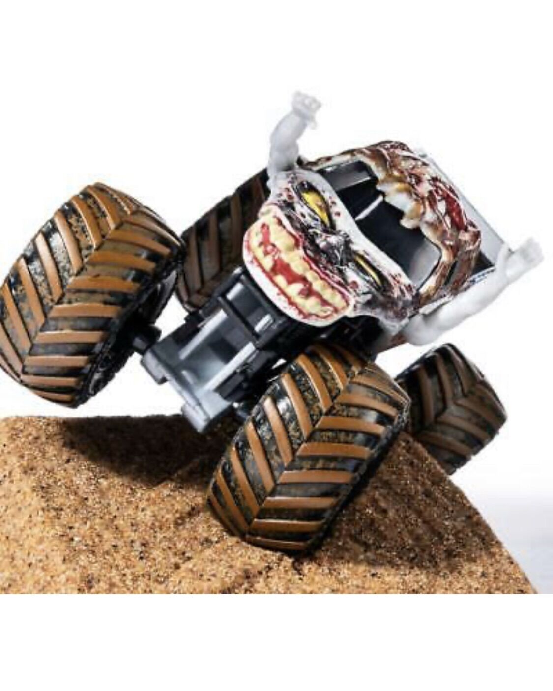 Mô hình Monster Jam Zombie gồm xe và cát, phụ kiện