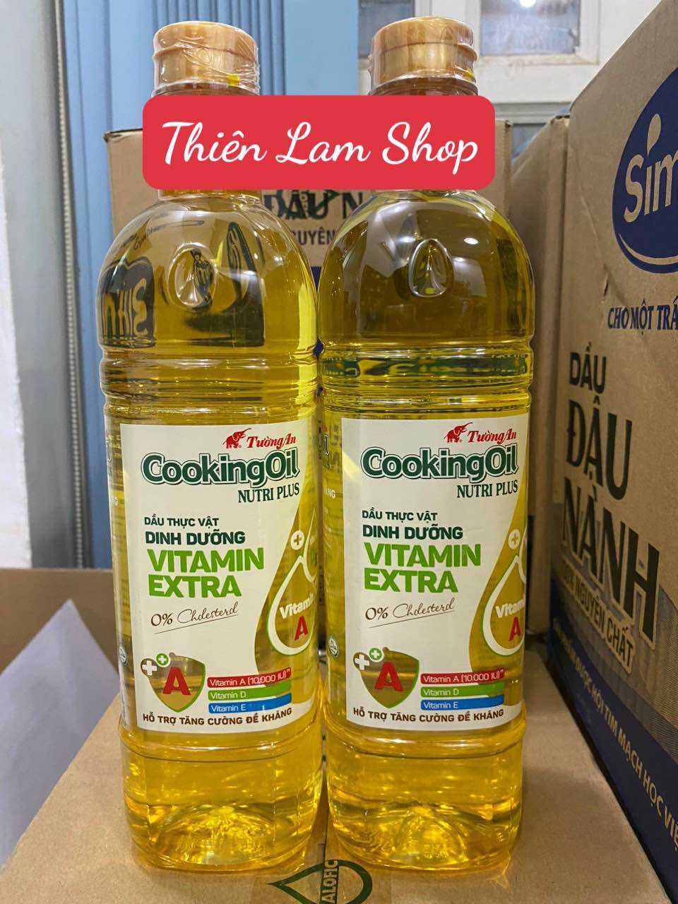 Dầu ăn Tường An chai 1L