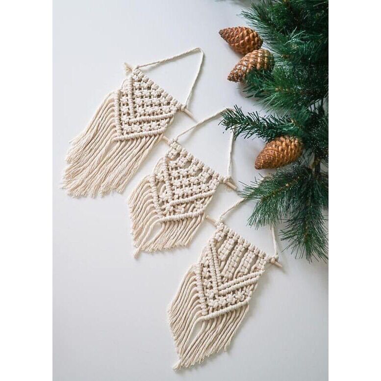 Rèm treo tường macrame mini 20x35cm