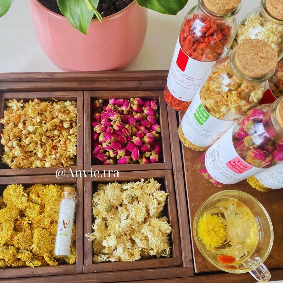 Trà Hoa Cúc Trắng Sấy Lạnh Cao Cấp