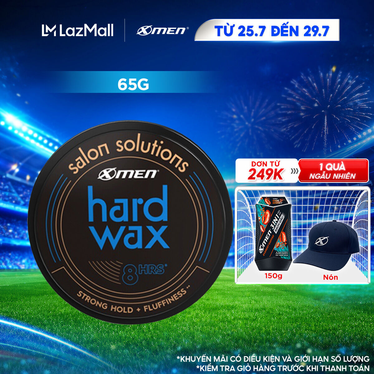 Sáp Xmen Salon Solutions - Hard Wax 65g