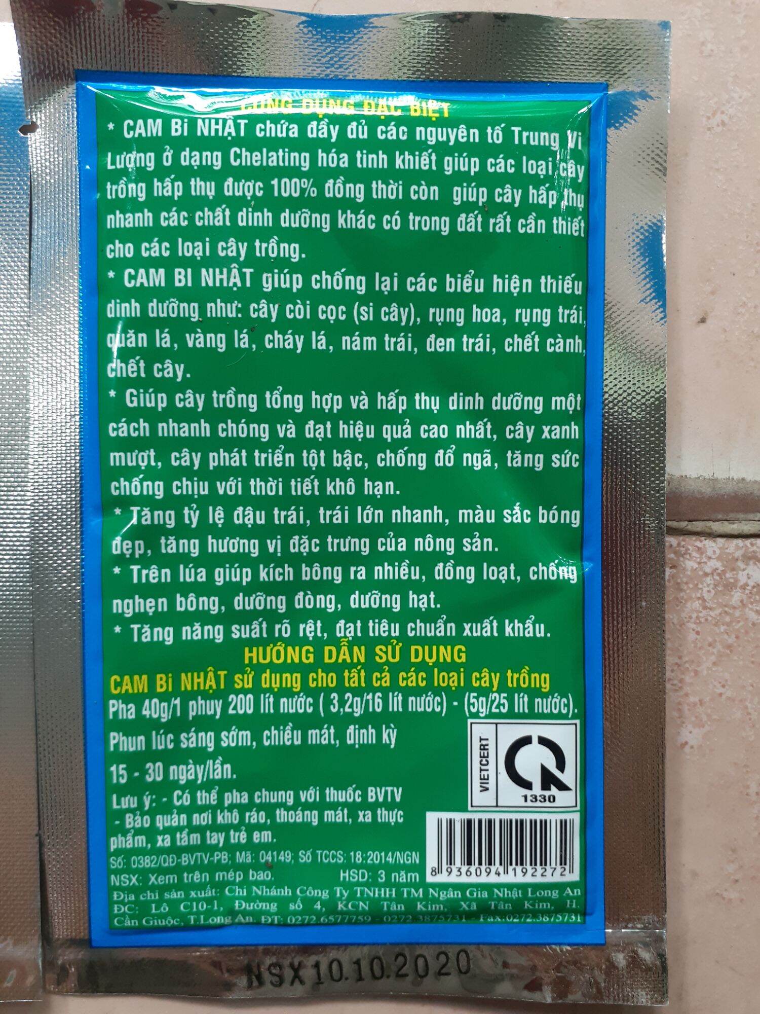 Phân bón lá trung vi lượng Cambi Nhật