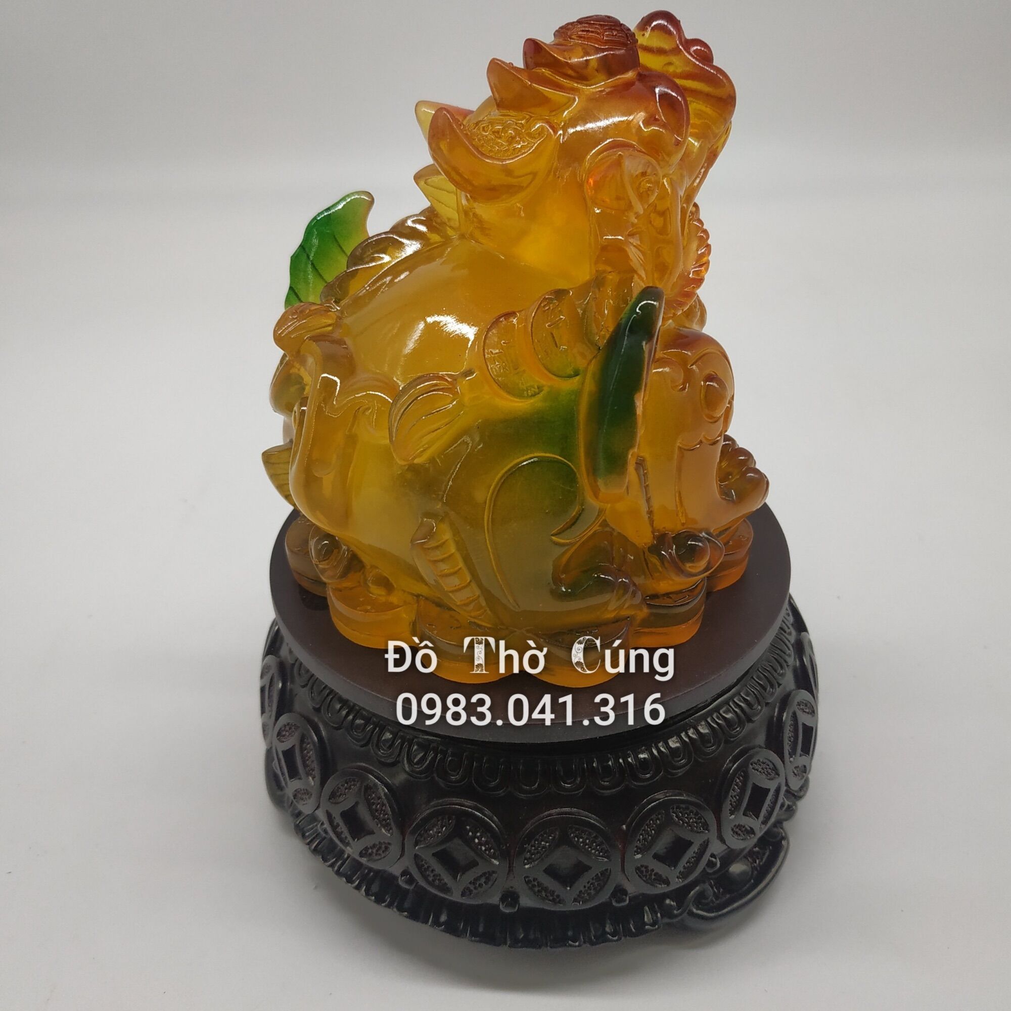 Cóc tỳ hưu đế gỗ, Thiềm thừ phong thủy ( 1 cặp )