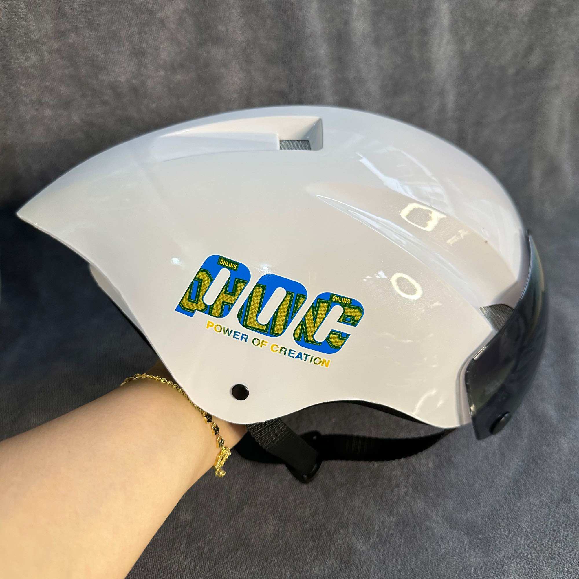 Nón bảo hiểm thể thao độ tem Poc mẫu mới siêu 🔥🔥🔥