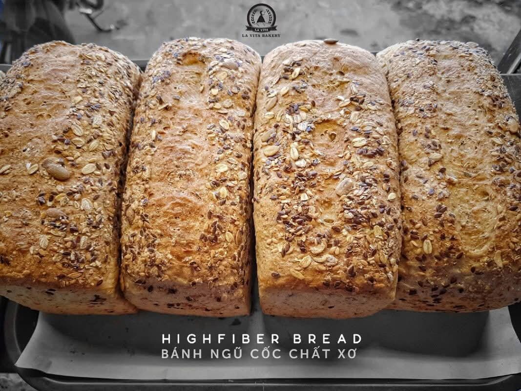 Bánh Mì Ăn Kiêng Giàu Chất Xơ (360g) - High Fiber Bread (360g) - Healthy Eat clean