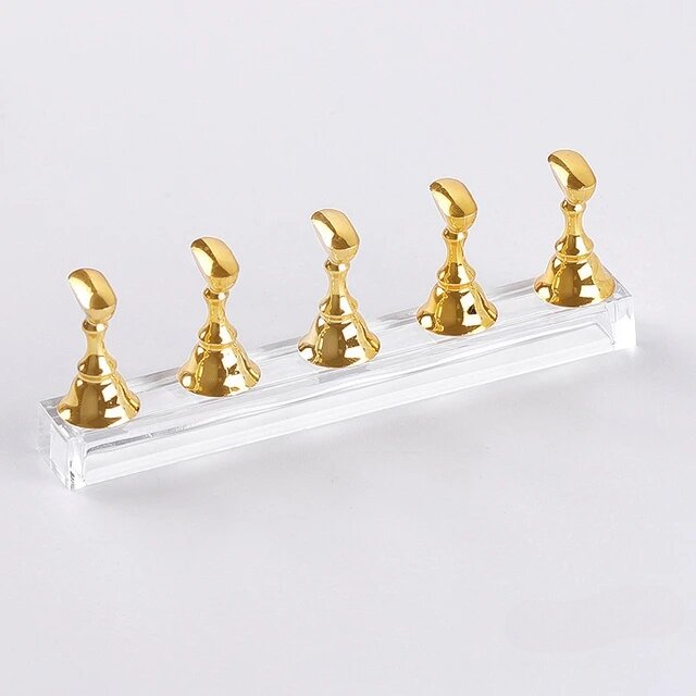 Set 5 chiếc đế gắn móng giả tập vẽ nail - Đế nam châm gắn móng