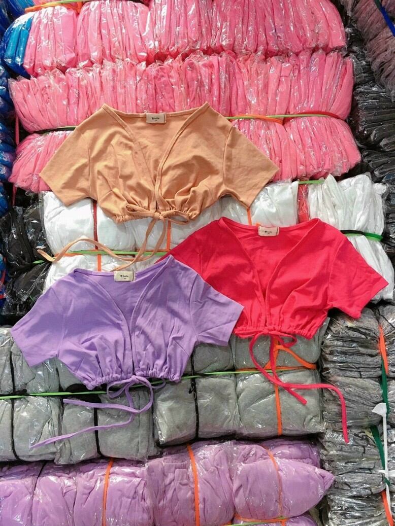 ÁO THUN CROPTOP CỘT DÂY EO HỞ NGỰC FORM 45KG(V1)