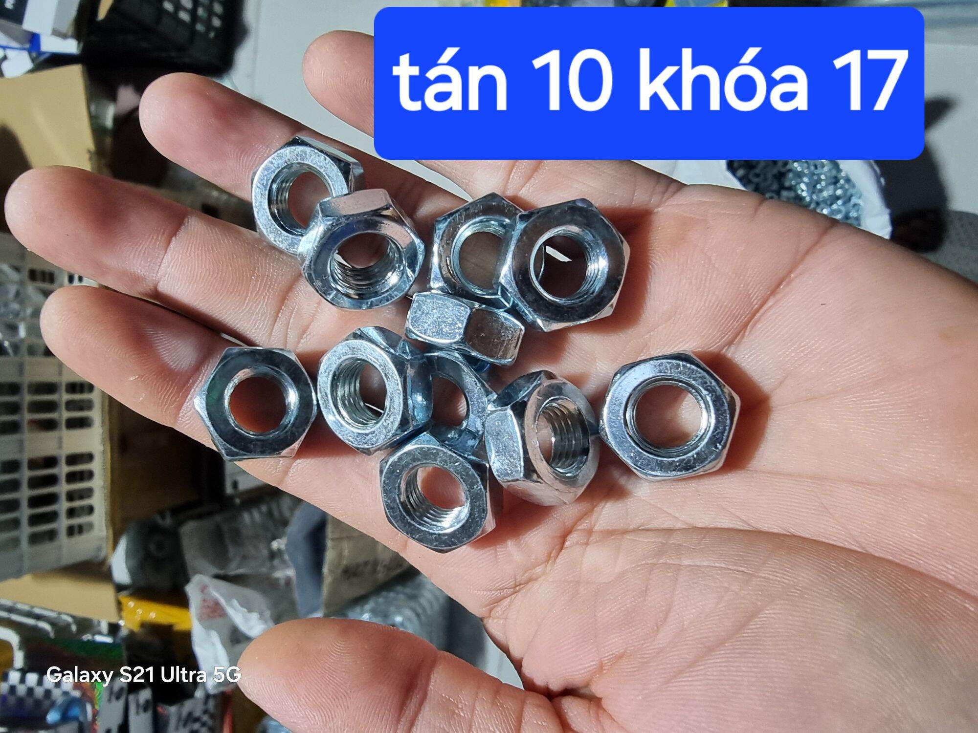 Tán ecu 10 ly (50 con) (loại tốt)
