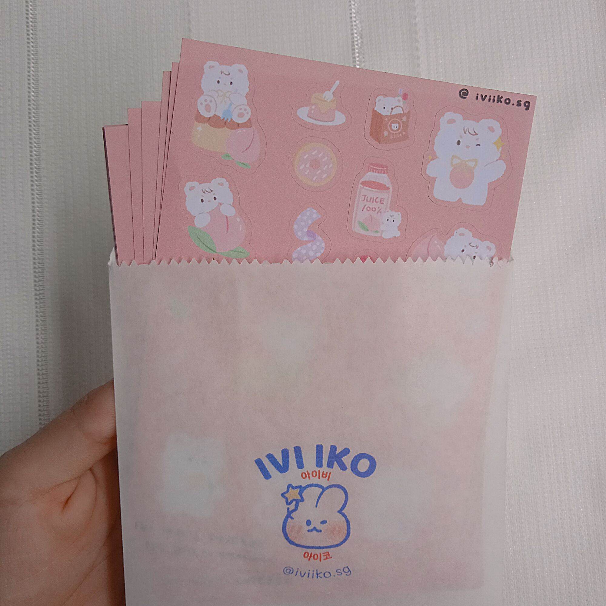 Sticker Cute Bear (9x13cm) | IVI IKO
