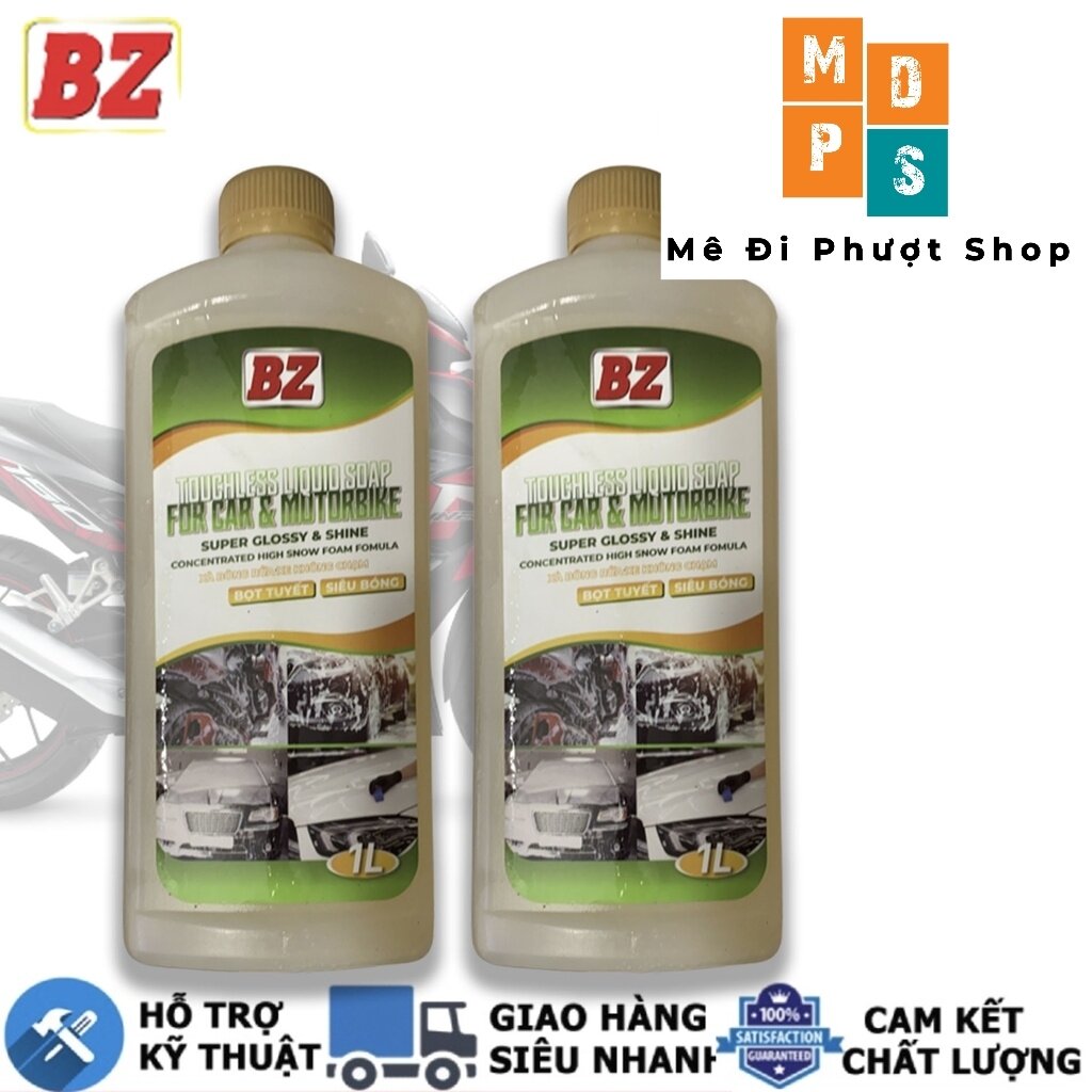 Freeship_Xà Bông Rửa Xe BZ 1 lít Không Chạm Vệ Sinh Tẩy Rửa chuyên dụng