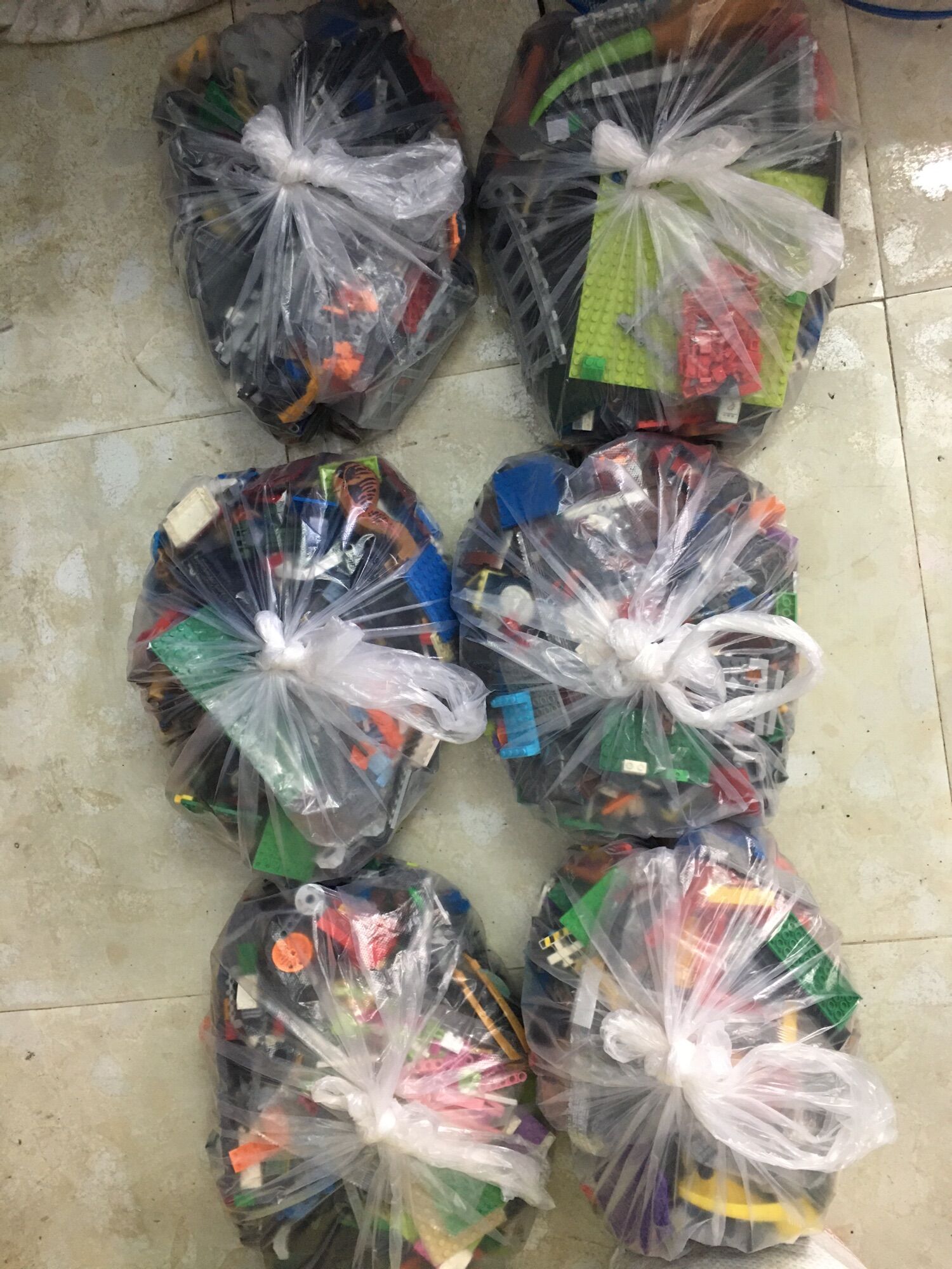 Thanh lý LEGO NON theo bọc mỗi bọc 2kg3 vệ sinh SƠ