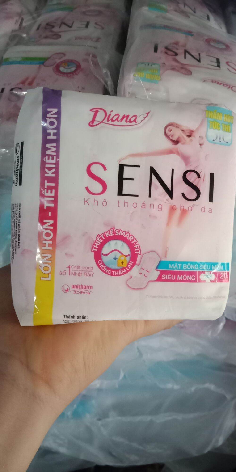 [GÓI LỚN TIẾT KIỆM] Bvs Diana SENSI siêu mỏng cánh