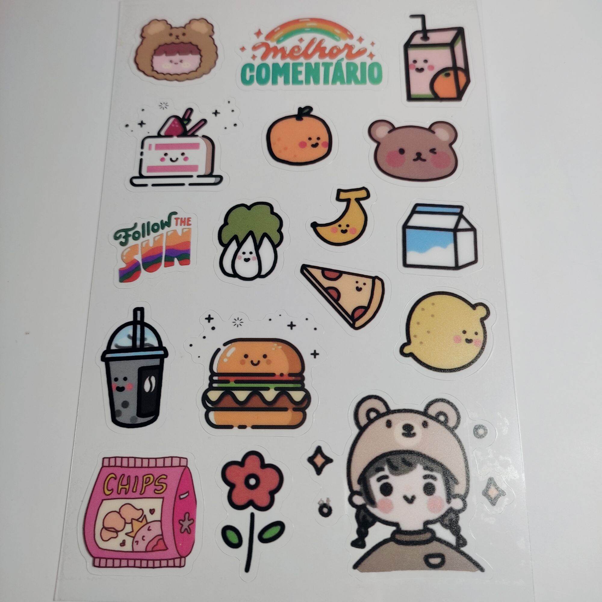 Lẻ 1 tấm hình dán sticker chống thấm nước (giao ngẫu nhiên)
