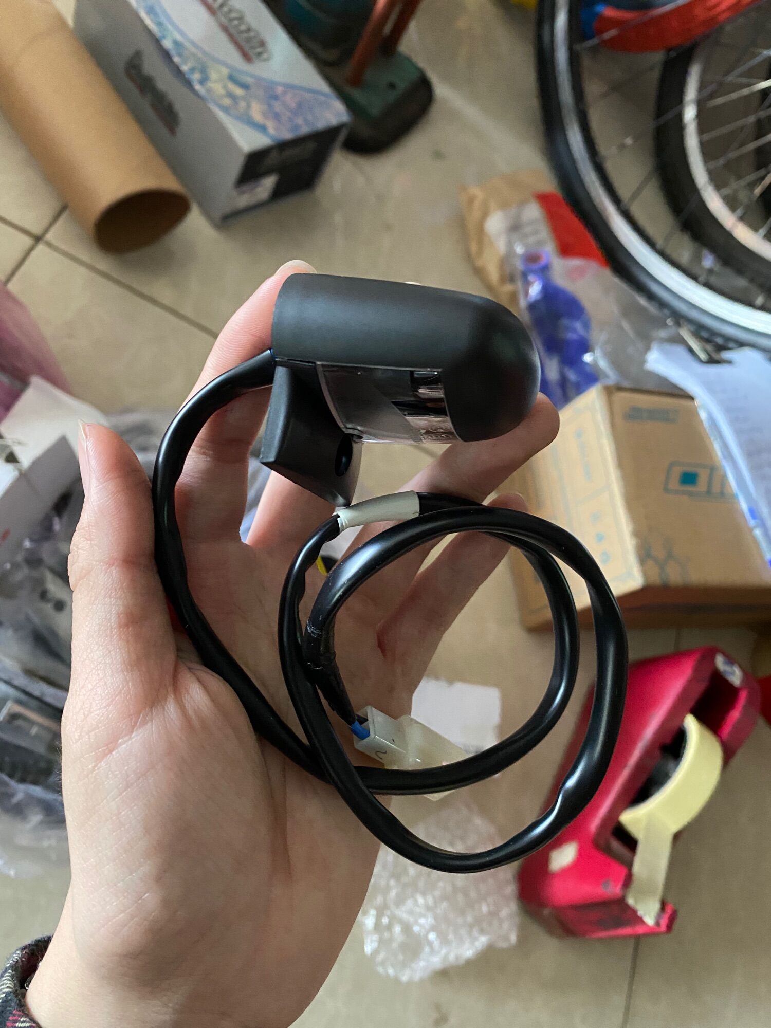 Đèn sau dè biển số Ex150 - Minh Kiệt Racing