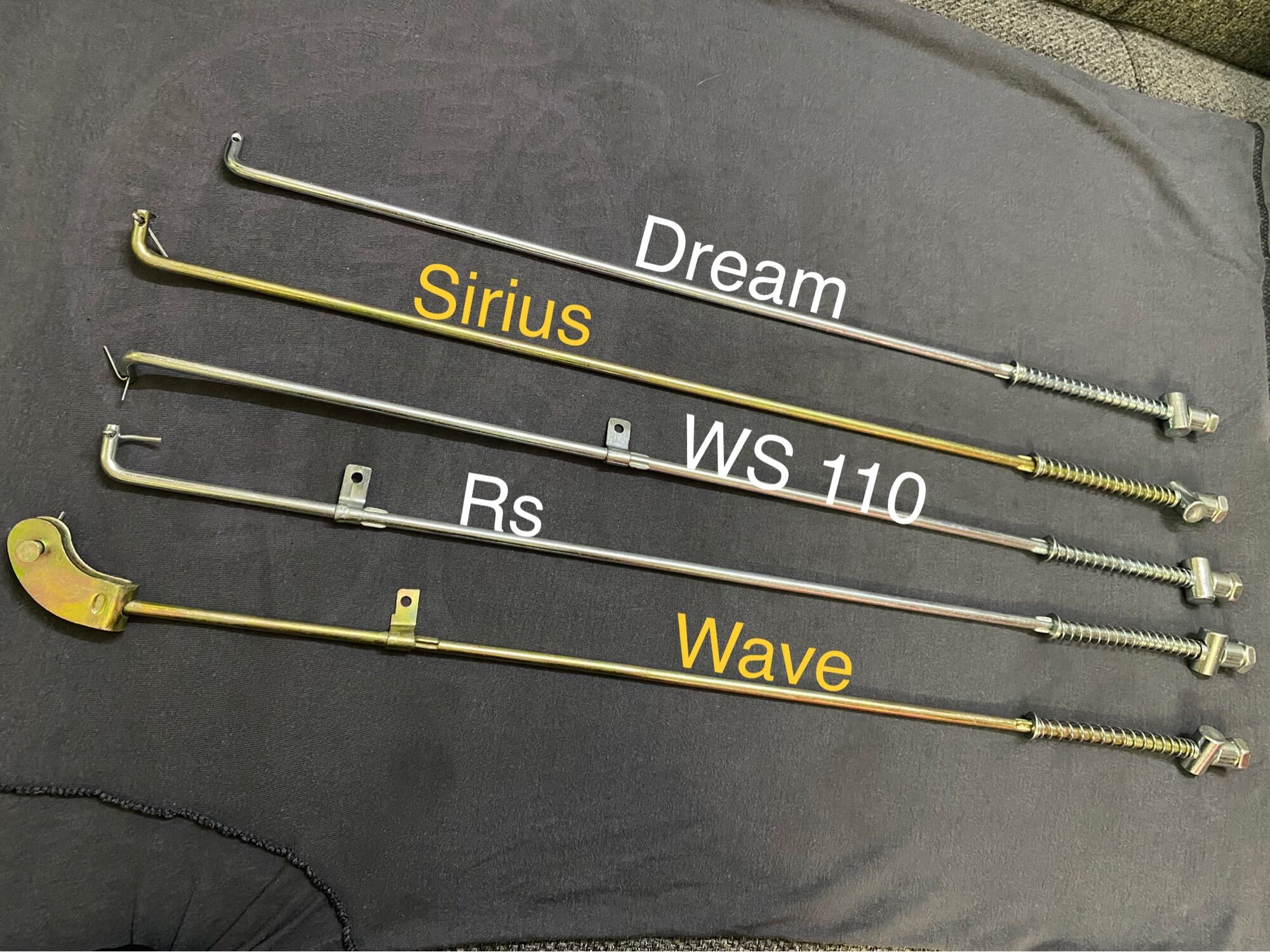 Đũa thắng , đũa phanh cho dòng xe dream, wave, rs, sirius, ws110