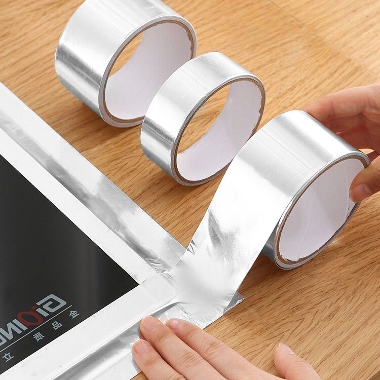 băng keo lá nhôm, chống thấm, chống nấm móc , chịu nhiệt cao, chống dầu mỡ
