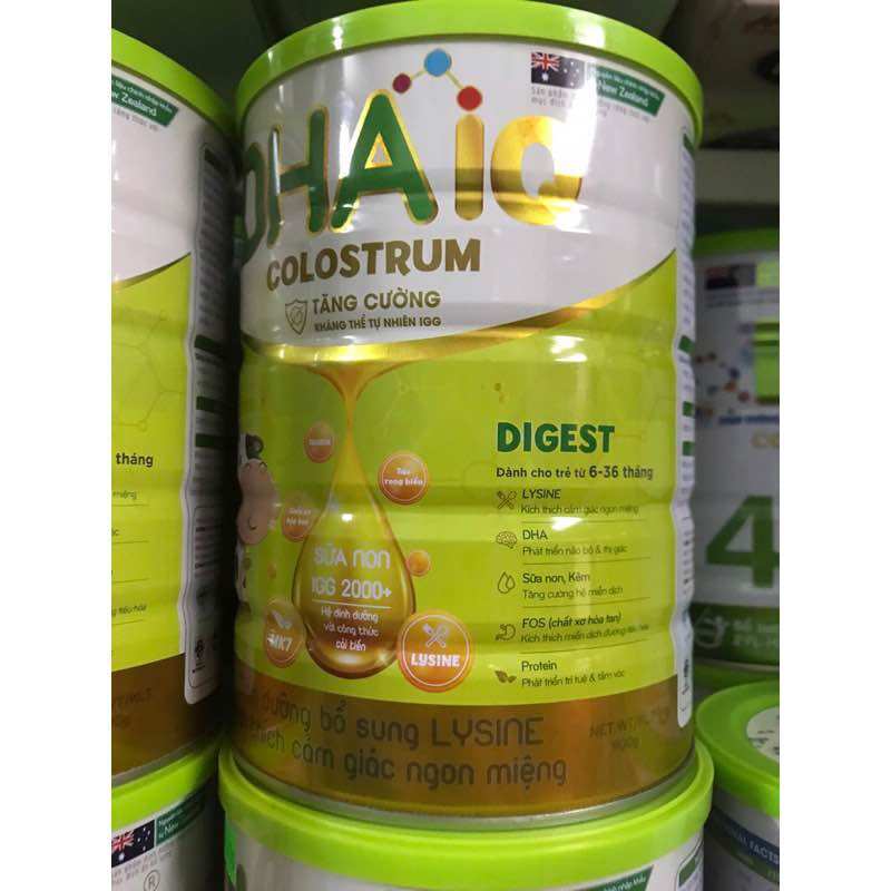 Sữa dha iq digest số 2 6-36 tháng 900g date mới