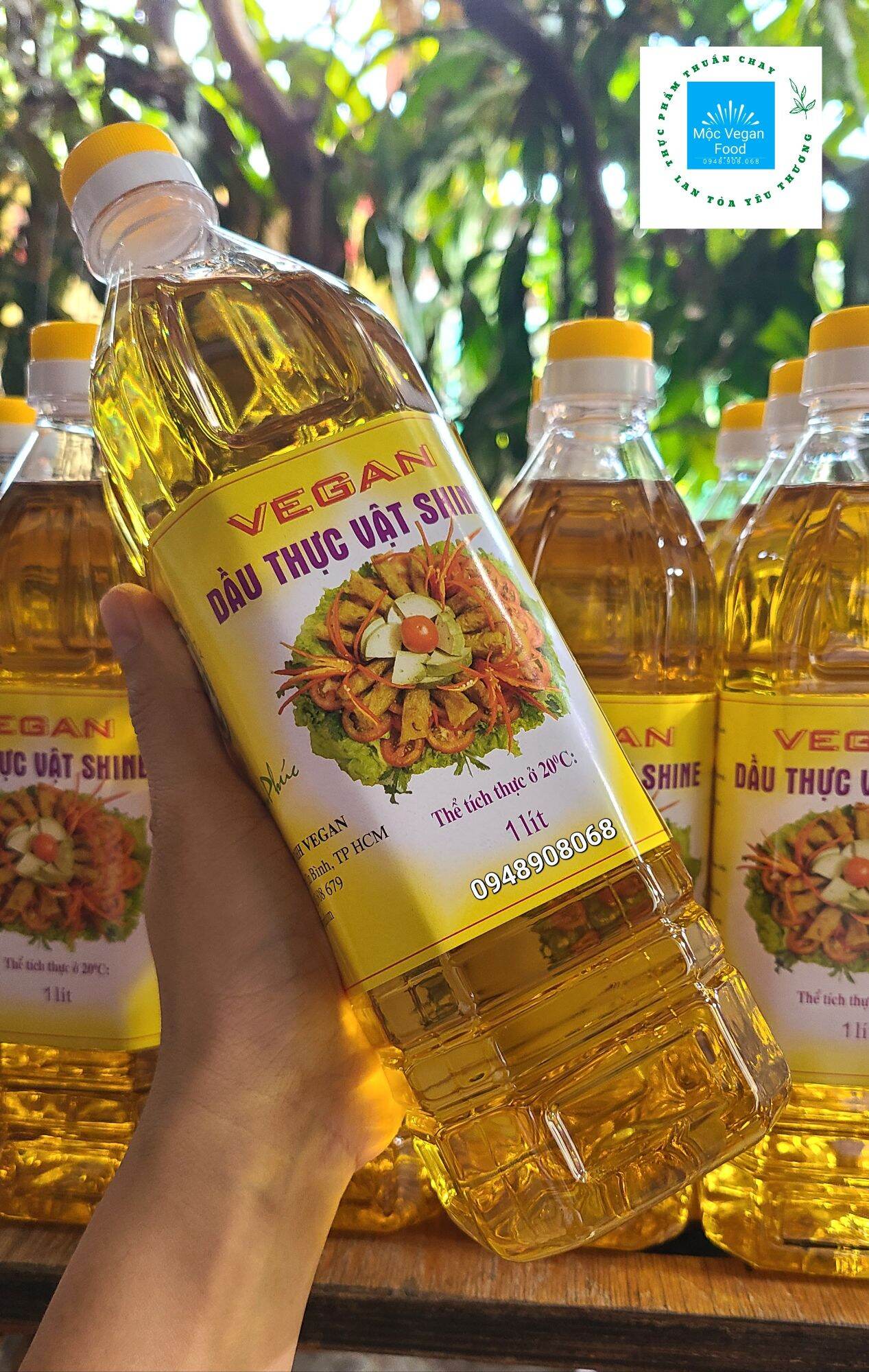 Dầu Ăn Thuần Chay Vegan Thực Vật chai 1lít