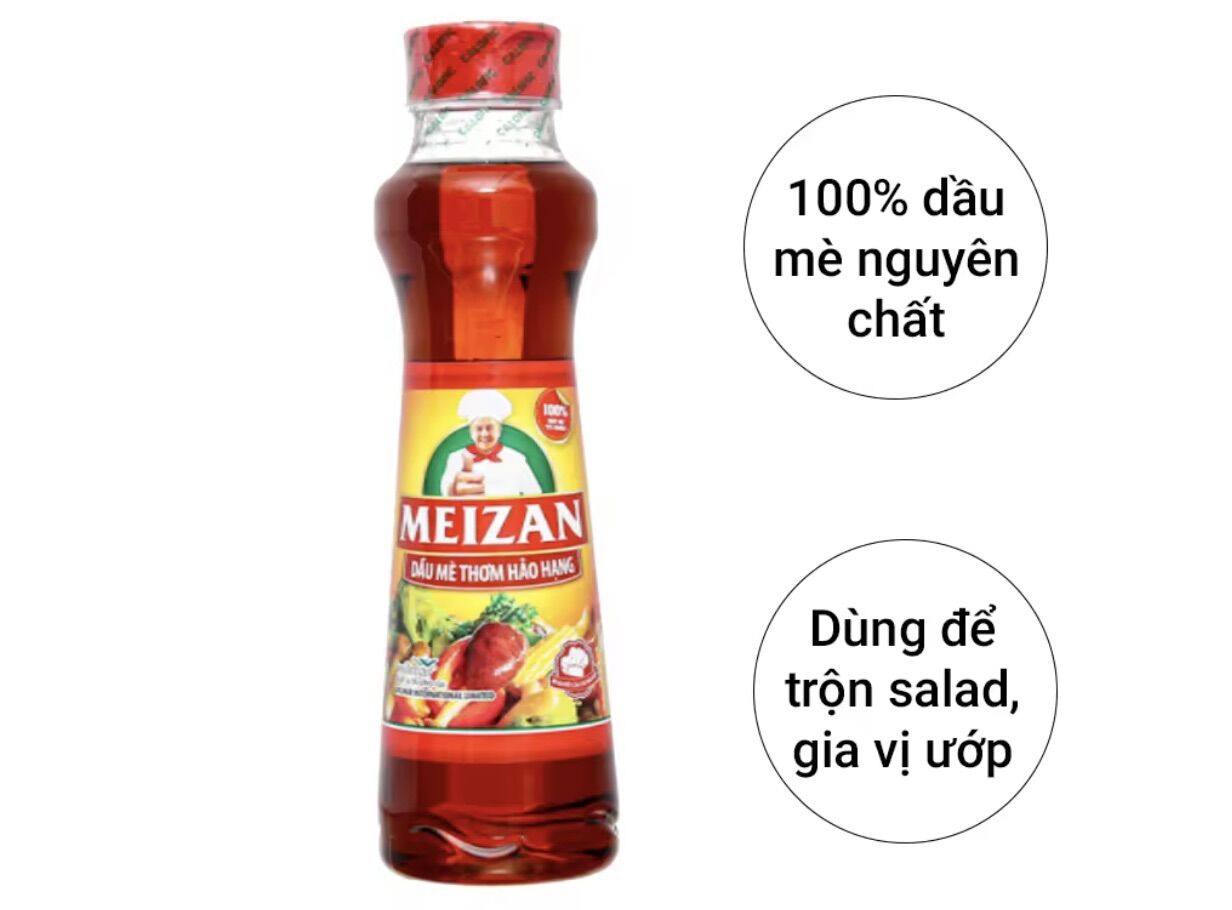 Dầu mè thơm hảo hạng Meizan - chai 250ml