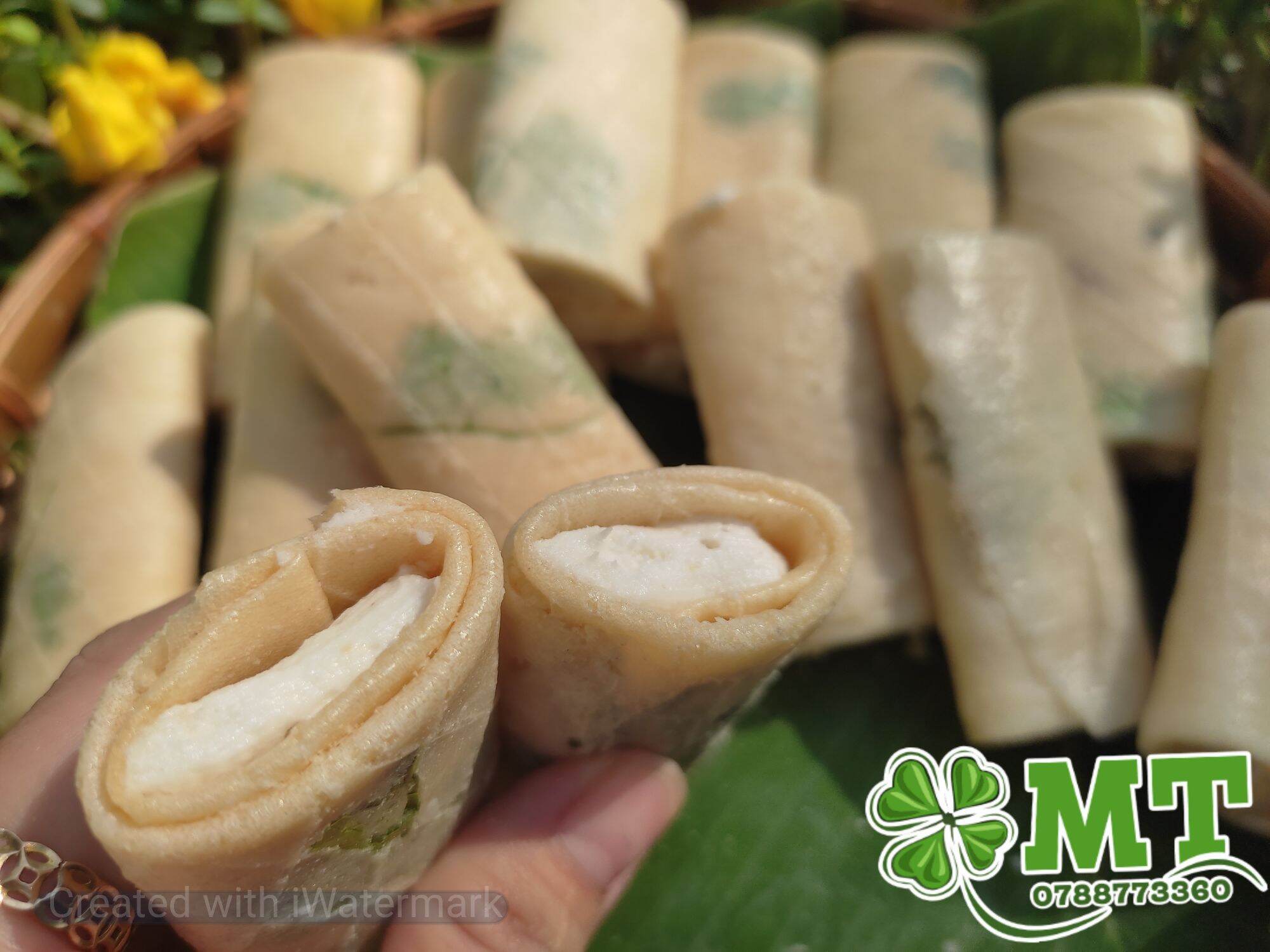 Bánh kẹp ngò nhân kem 1kg
