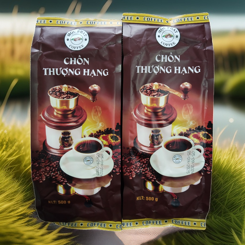 Combo 2 Packages of Premium Moc Phat Coffee = 1kg, Fragrant, Low in Fat
