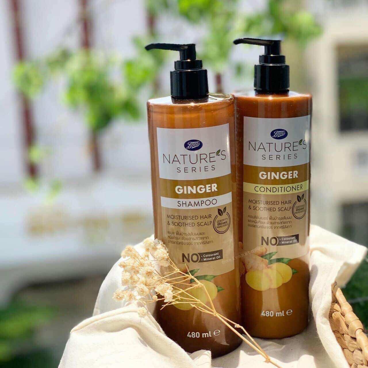 Chai dầu gội gừng boots thái lan