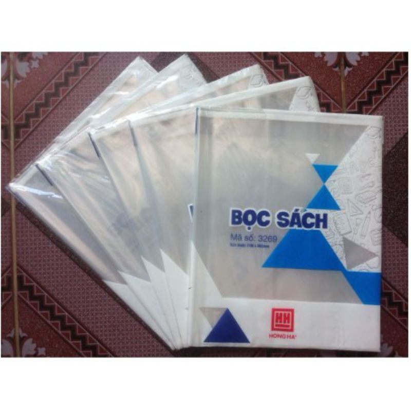 combo 10 bọc sách hồng Hà