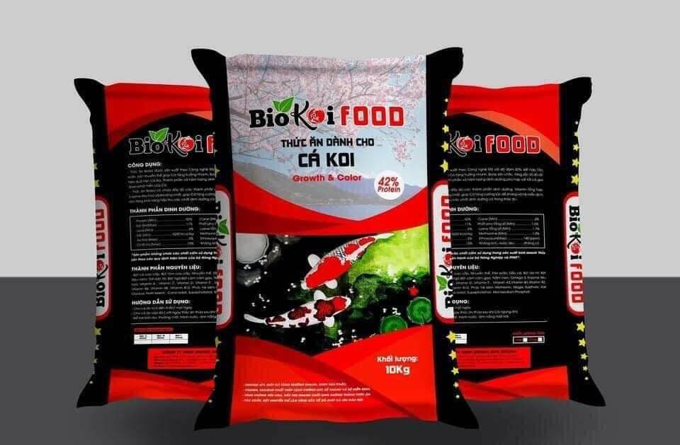 Cám cá koi bio koi bao 10kg  42% protein